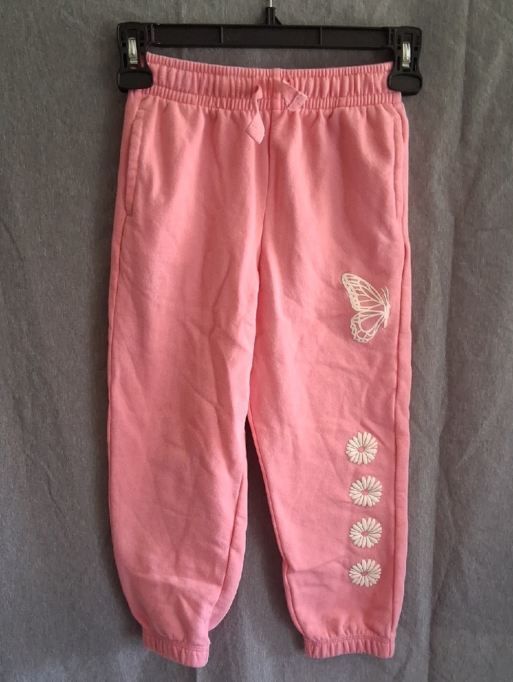 wonder nation Pink Butterfly & Daisy Joggers